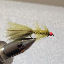 3 size 10 barbless olive red