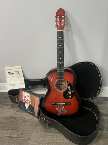 Dolly parton signed pickguard - signed,