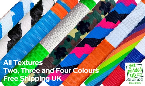 Cricket bat grips all - cricket, colours
