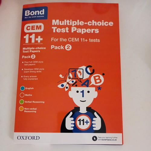 Bond multiple choice test - 11+:, multiple-choice