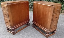 Antique Solid Oak Bedside