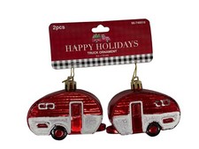 Retro Camper Trailer Christmas