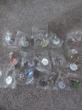 BUNDLE 15 VARIOUS DIFFERENT COLLECTABLE METAL SHOPPING TROLLEY TOKENS COINS. NEW
