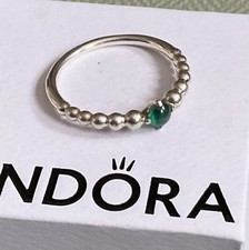 Pandora may Birthstone Ring Size 60 Brand New
