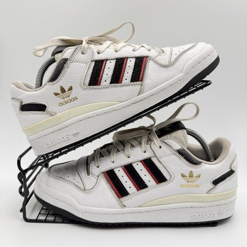 Adidas forum low white black - white,