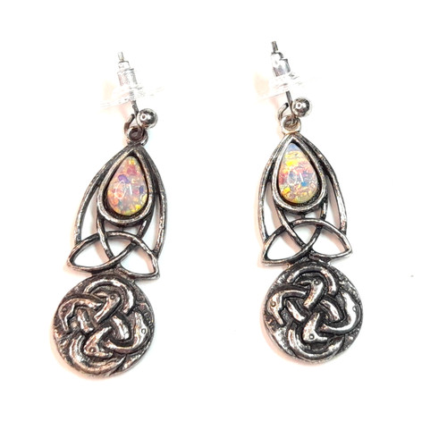 Vintage celtic knot earrings - vintage,