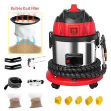 HTS558 Walnut Blaster Engine Intake Valve Carbon Sand Blasting Cleaning Machine