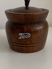 Vintage Mid Century Wooden Tea
