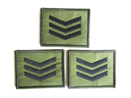 Sgt rank badges - -, smock