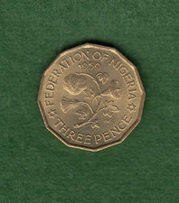 Nigeria 1959 Three Pence
