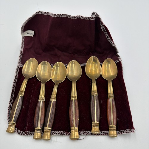 Bronze demitasse spoons vtg - demitasse,
