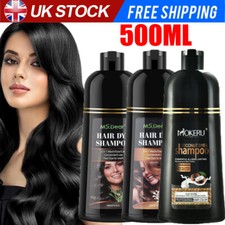 500ml Hair Dye Shampoo Natural