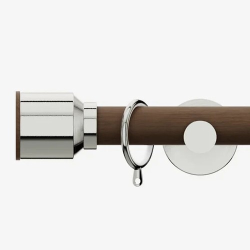 Curtain pole wood effect - pole,