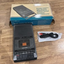 CTR-73 Portable Cassette Tape Recorder Tested! Realistic Working