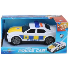 Super Wheelz Police Car Toy with Lights and Sounds Kids Patrol Vehicle Play Set