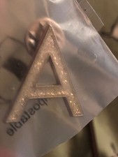 Avon Silver Letter *A* Pin