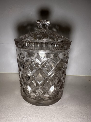 Vintage pressed glass diamond - vintage,
