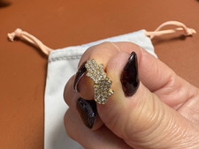 QVC DIAMONIQUE STUD EARRINGS x