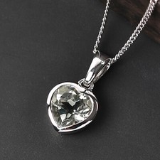 Amethyst Heart Pendant