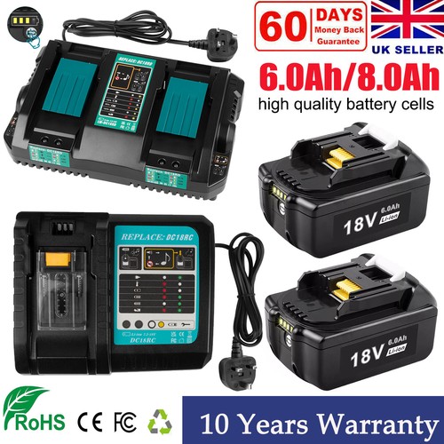 0ah charger for makita - 6.0ah,
