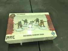 Dust Studio: Dust Tactics "Red Command" Red Guard Command Squad  New Sealed