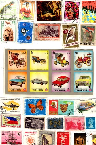 Foreign postal stamps - foreign,