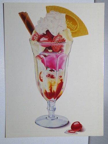 Athena postcard strawberry - -,