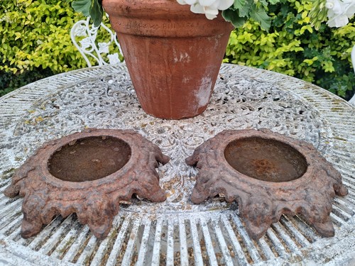 Rare pair small ornate - ornate, antique