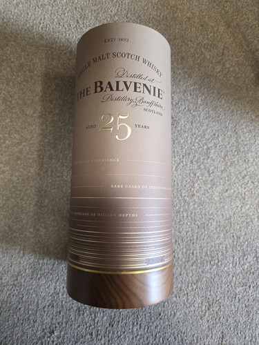 Balvenie whisky yrs empty - whisky, 25