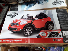 RED MINI COOPER PACEMAN CAR 6V RIDE ON KID TRAX (PLAY CHILDRENS OUTDOOR)