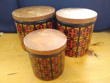 Arthur Woods of England Ceramic Storage Jars, original 1970s