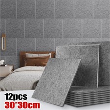12x Acoustic Wall Panel Tiles
