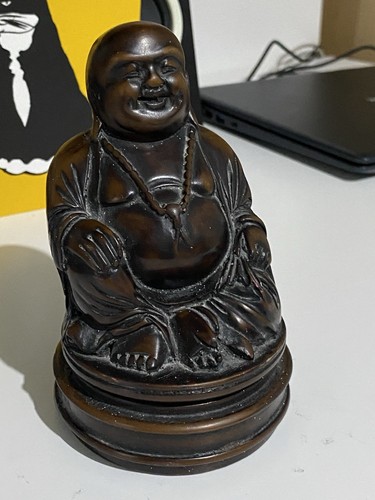 Vintage black resin - vintage, laughing