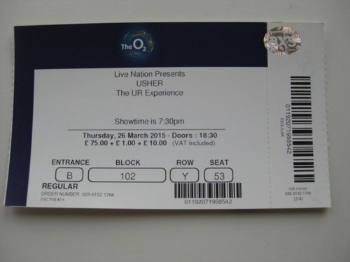 Usher london 2015 old - 26/03/2015,