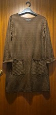Primark Brown And Black Plaid Check Dress, Size 12
