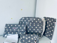 Cath Kidston grey spotted zip