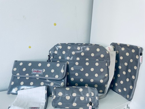 Cath kidston grey spotted zip - cath,