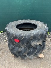 2x 15.5 80 24 Wheel Tyre £75+vt Wheeled loader MRL MIM374 15.5x80x24 telehandler