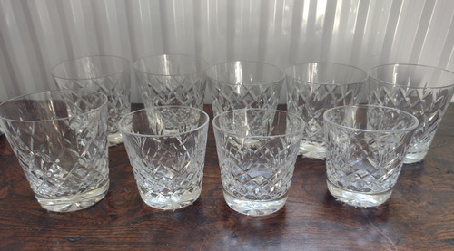 Vintage crystal whiskey - 6,