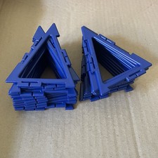 25 pieces Polydron - blue