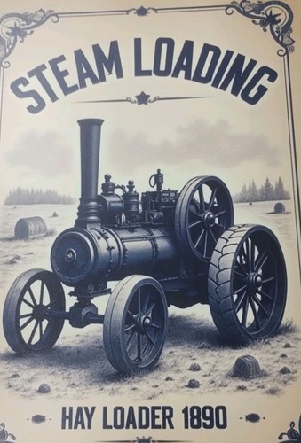 Steam powered hay - steam,