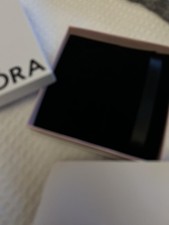 Empty Pandora Bracelet Box And Bag With Card