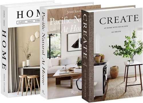 Modern decorative books set - decorative,