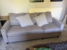 3 Seater Sofa Grey DFS