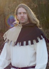 Medieval Gugel with Zaddeln