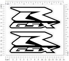 GSXR Suzuki 600 750 1000 Laminated Stickers Set Motorcycle Fairing Logo Decals