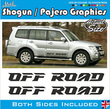 Mitsubishi Shogun Pajero 4x4 Off Road Side Stripes Decals Stickers Graphics 006