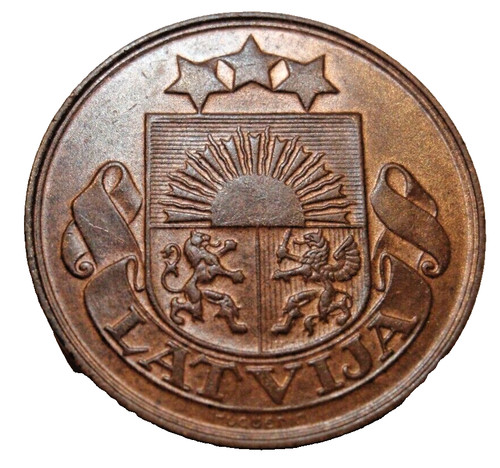 1922 unc latvia - rb,