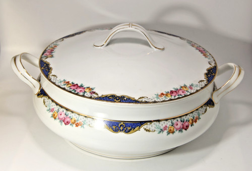 Vintage round covered - ,