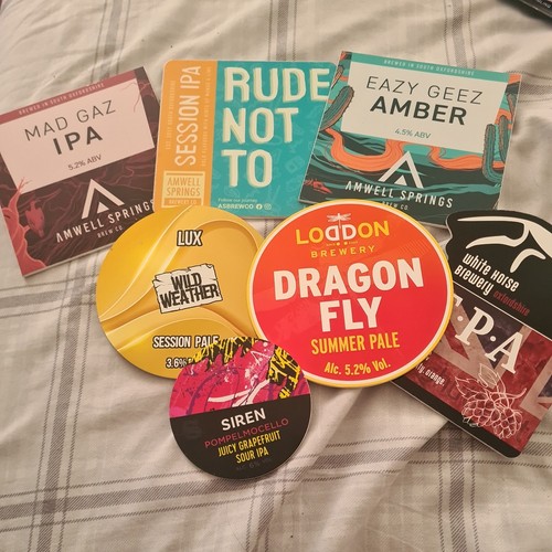 Brewery bar pump clips - 7x,